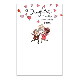 Sentimental VALENTINE'S DAY Card FOR DAUGHTER by American Greetings + Envelope - Picture 1 of 4