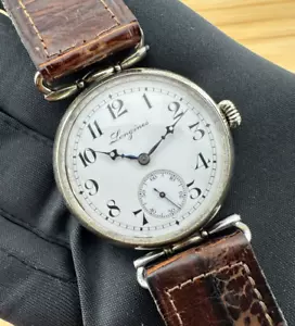 Orologio Uomo Longines 4860477 anno 1925 Cal 13.83 quadrante porcelana - Picture 1 of 18