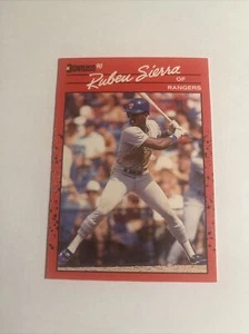 1990 Donruss Ruben Sierra #174 Texas Rangers - Picture 1 of 2