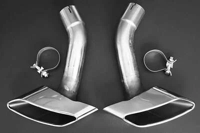 Stainless Steel Exhaust Trim Tail Pipe Fits BMW X6, E71 E72, Sport Duplex - Image 1 of 2