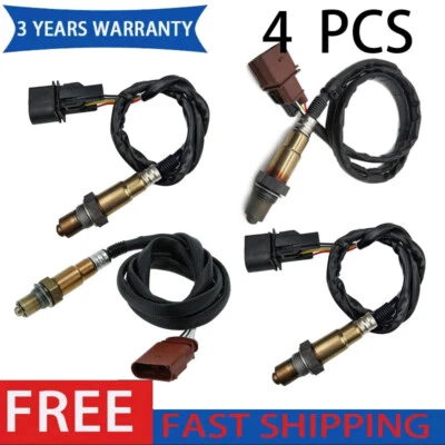 Sensor de oxígeno O2 ascendente+descendente 4 piezas para Porsche Cayenne 3,2 L V6 2004 2005 2006  Foto 1 de 4