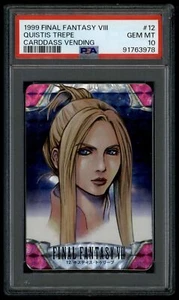 Final Fantasy Japanese Carddass 8 12 Quistis Trepe 1999 Prism PSA 10 91763978 - Picture 1 of 2