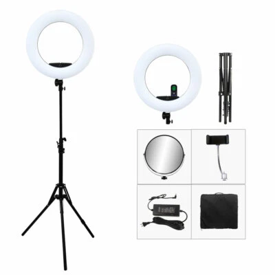 18'' 96W FE480II Dimmable LED Ring Light Kit With Remote Control For Photography - Image 1 of 4