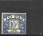 GB 1962-63 Postage Due 10/ 1 x Value