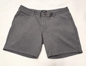 St33le Gray Lunar 3” Stretch Knit Jeans Shorts Sz 32 - Picture 1 of 7