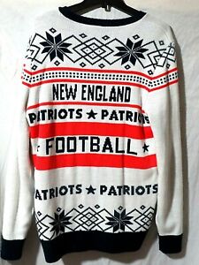 NFL New England Patriots Football Sweater Size XL Junk Food Sweater 2015