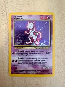 Pokemon Mewtwo Holo Basis Set 10/102 Neu ohne Etikett - Bild 1 von 2