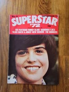 Superstar Magazine No12 September 1972 The Osmonds Cover - Imagen 1 de 2
