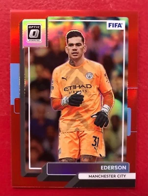 2022-23 Panini Donruss Optic FIFA Ederson Red Prizm 153/165 Manchester City - Imagem 1 de 2