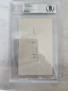 Steve Rogers Signed 3x5 Index Card Autographed MLB Baseball Montreal Expos CBHOF - Picture 1 of 2