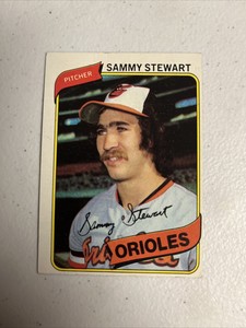 1980 Topps Sammy Stewart N Baltimore Orioles #119