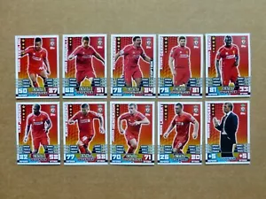 MATCH ATTAX 2014/2015 - LIVERPOOL - x10 Base cards 2014/15 - Sterling Gerrard - Picture 1 of 1