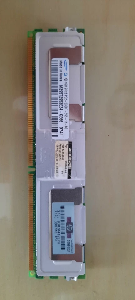 20 X 1GB Server/workstation DDR2 PC2-5300F-555-11 RAM Memory SAMSUNG - Image 1 of 1