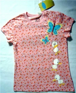 JUST JIMMY Jim Benton T Shirt Jr Junior Size M Pink Some Chicks Got It Y2K NOS - Picture 1 of 6