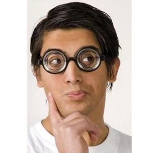 GAG NERD BRILLE LUPENBRILLE Lupen Brille Gagbrille Partybrille #4951 - Bild 1 von 1