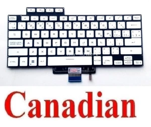 Keyboard for ASUS GA503 GA503Q GA503R GA503G GA503GE 0KNR0-261KCB00 CA Canadian - Picture 1 of 2