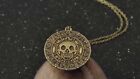 pirates of the Caribbean pendant necklace jack sparrow gold aztec treasure