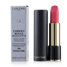Lancome 229457 0.12 oz Labsolu Rouge Drama Matte Lipstick - No.346 Fatale Pink