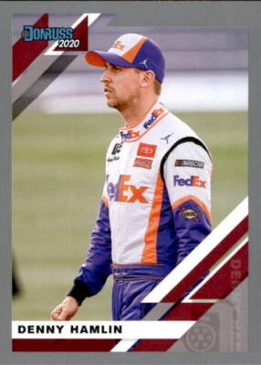 Denny Hamlin 2020 Donruss Silver Parallel Card #35 - Image 1 of 2