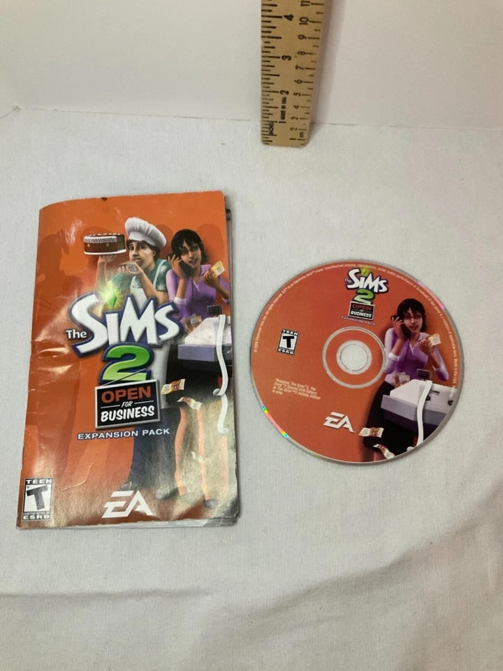 Sims2 Open for business video game with booklet - Image 1 of 1