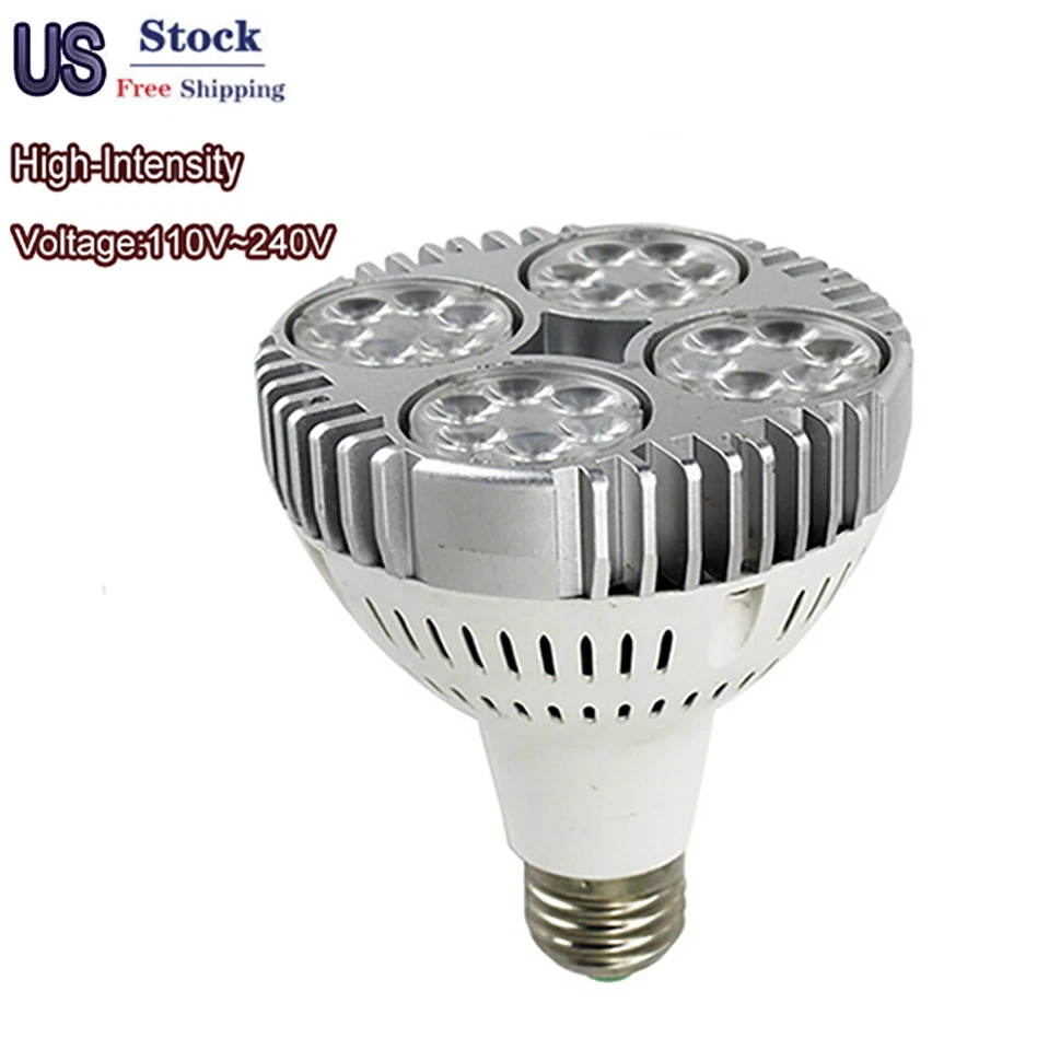 PAR30 E27 35W White LED BULB LAMP 85-265V Floodlight Ceiling DownLight SpotLight - Image 1 of 4