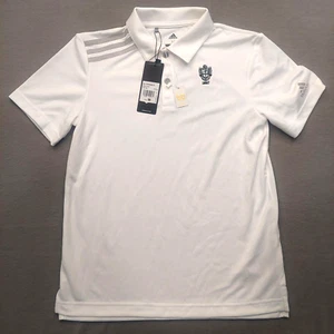 [New w/ Tags] Polo Golf Shirt Adidas Jr Size M [3 Stripes] St Davis Golf Club - Picture 1 of 12