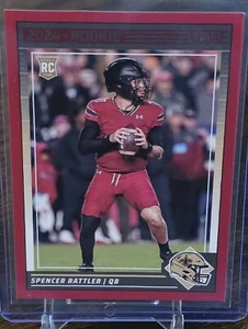 2024 Score Football - Rookies Red #345 Spencer Rattler (RC) - Picture 1 of 2