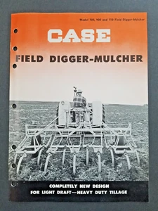 Case Models 110 - 700 - 900 Field DIgger Mulchers Dealer Sales Brochure - 1955 - Picture 1 of 5