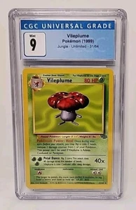 Tarjeta Pokémon Vileplume 31/64 Jungle Unlimited 1999 graduada CGC 9 COMO NUEVA etiqueta azul - Imagen 1 de 5