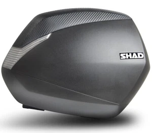 COPPIA VALIGIE BORSE LATERALI MOTO SHAD SH36 CARBON FISSAGGIO TELAIETTI 3P - Picture 1 of 5