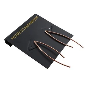Rebecca Minkoff Rose Gold Dangle Earrings $48 Tags #RM304 - Picture 1 of 3