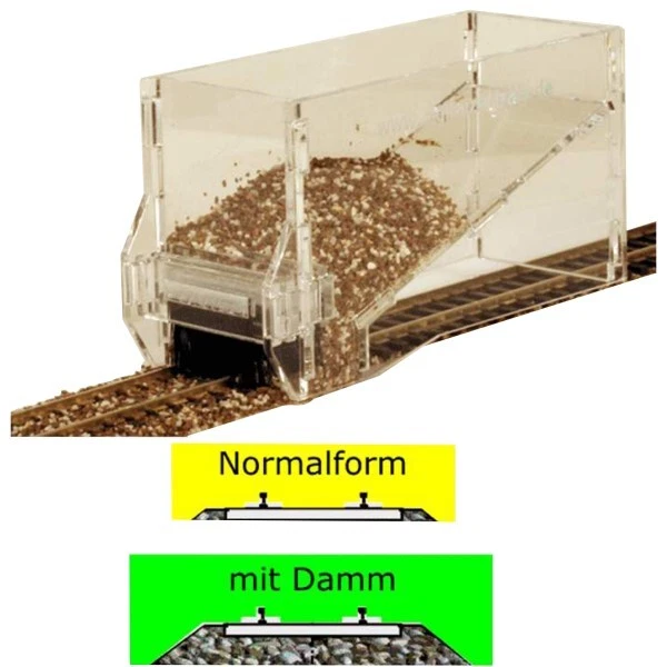 Modellbahnshop 209010 Schotterhilfe H0 (Normalform) H0 + Neu - Bild 1 von 1