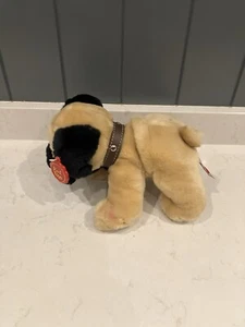 Keel Toys 8 Inch Pug Dog Soft Toy Pre-Owned - Picture 1 of 7