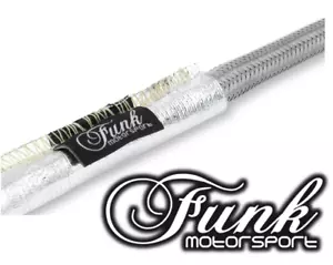 Silver Heat Sleeving sewn 30mm (Dia.) X 0.5m Length by Funk Motorsport - Picture 1 of 8