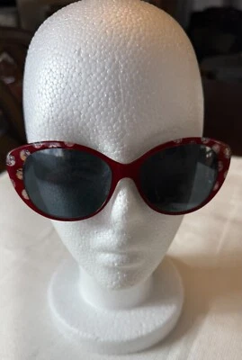JEAN LAFONT PARIS FRANCESCA P 6068 RED MULT GRADIENT SUNGLASSES; Frames Only - Image 1 of 4