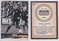 2012 Panini Americana Heroes & Legends Bronze Proof /100 Carli Lloyd Rookie RC