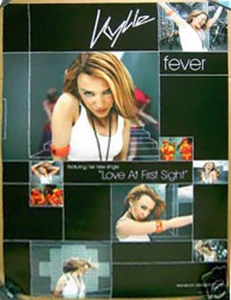 KYLIE MINOGUE rare 2001 U.S. retailer promo POSTER -- Fever Love At First Sight - Picture 1 of 1