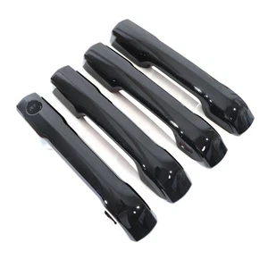 Fits 2024-up Toyota Tacoma Door Handle Overlay Cover Trim 4PCS ABS GLoss Black - Picture 1 of 4