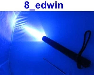 Quality Solid Metallic body 4.5 V power UV Ray Torch - Strong! Fast shipping! 