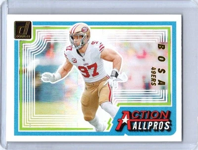 2023 Panini Donruss Action All Pros Nick Bosa #AAP7 - Image 1 of 2