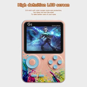 Mini Retro Handheld Game Console G5 Pink/Colorful | 500+ Classic Games Built-in! - Picture 1 of 7