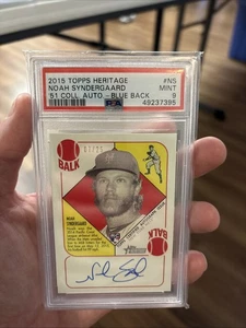 2015 Topps Heritage '51 Collection Autographs #NS Noah Syndergaard /25 PSA 9 - Bild 1 von 2