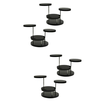  4 StückSchmuck-Ausstellungsstand AcrylRotating3 Schicht-Halskette - Bild 1 von 4