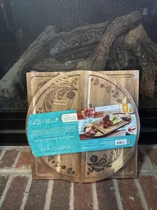 Pioneer Woman Magnetic Cut and serve wood board set NWT SEALED IN Plastic!!! - Picture 1 of 6