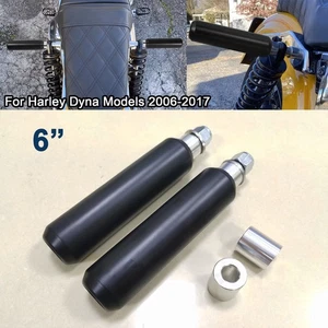 6" Upper Shock Mount Frame Sliders For Harley Dyna Street Bob 06-17 Super Glide - Picture 1 of 18