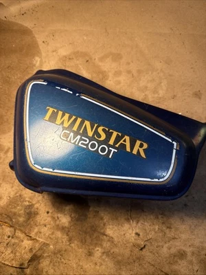 Cubierta lateral izquierda honda cm200t cm200 cm 200 azul twinstar Foto 1 de 4