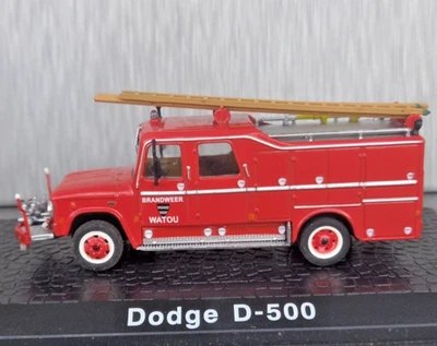 Vintaga Fire Car-DODGE D-500-color red 1/72 - Image 1 of 4