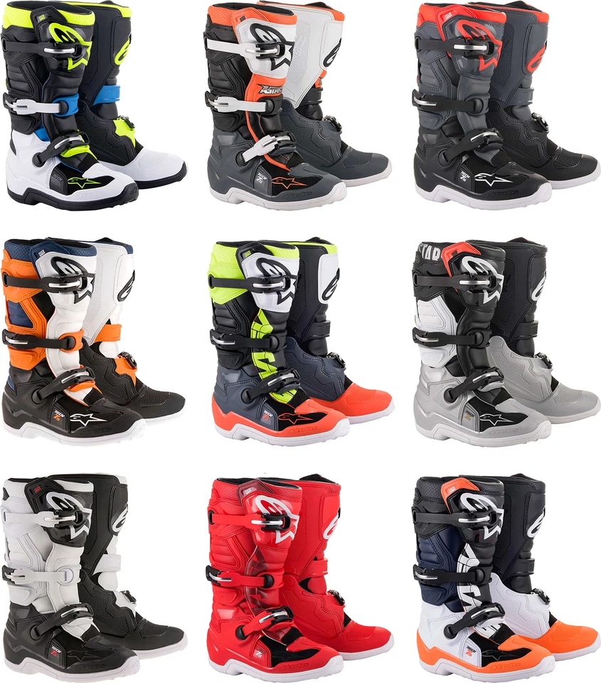 Botas Alpinestars Youth Tech 7S - Motocross moto todoterreno MX montar ATV Foto 1 de 1