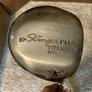 Killer Bee Stinger PlusTitanium Driver 420cc 10* Bullwhip Graphite/ Rflex RH 48” - Picture 1 of 4