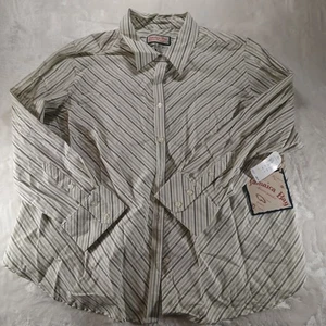 Jamaica Bay Shirt Women's Button Down Long Sleeve Striped 2X - Picture 1 of 6
